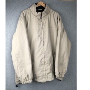 Free Country Mens XXL Beige Full Zip Lightweight Jacket Casual Outdoor